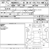Mazda 6 лот № 357 оценка 4.5  с аукциона в Японии 2