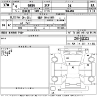 Toyota 86 лот № 370 оценка RA  с аукциона в Японии 2