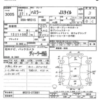 Suzuki HUSTLER лот № 3005 оценка 3  с аукциона в Японии 5