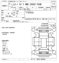 Nissan MURANO лот № 10071 оценка 3.5  с аукциона в Японии 8