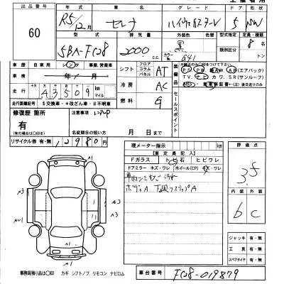 Nissan SERENA  с аукциона в Японии