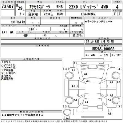 Mazda AXELA  с аукциона в Японии