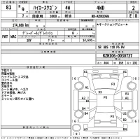 Toyota HIACE лот № 81 оценка 2  с аукциона в Японии 2