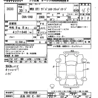 Subaru WRX лот № 3038 оценка 4.5  с аукциона в Японии 2