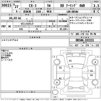 Mazda CX-3 лот № 30015 оценка 3.5  с аукциона в Японии 2