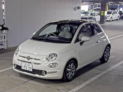 Fiat 500  с аукциона в Японии