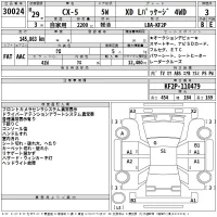 Mazda CX-5 лот № 30024 оценка 3  с аукциона в Японии 2