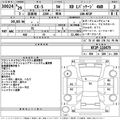 Mazda CX-5  с аукциона в Японии