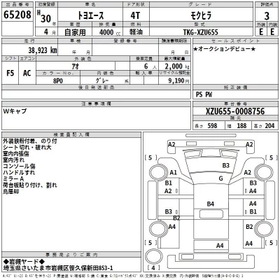 Toyota TOYOACE  с аукциона в Японии
