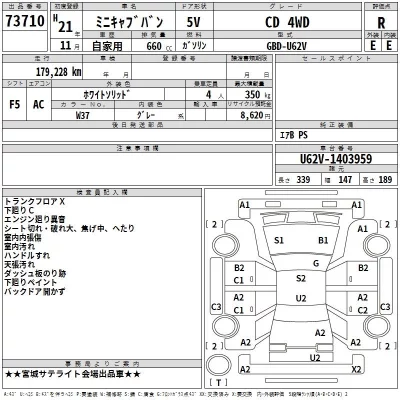 Mitsubishi MINICAB VAN  с аукциона в Японии