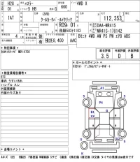 Suzuki HUSTLER лот № 3006 оценка 3.5  с аукциона в Японии 5