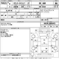 Toyota TOWN ACE TRUCK лот № 76021 оценка R  с аукциона в Японии 2