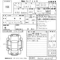 Nissan DAYZ лот № 155 оценка 3.5  с аукциона в Японии 5