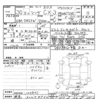 Mazda CX-3 лот № 7073 оценка 3  с аукциона в Японии 7