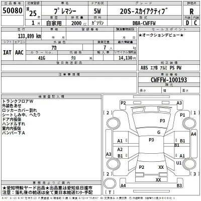 Mazda PREMACY  с аукциона в Японии