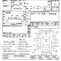 Mazda SPIANO лот № 6001 оценка R  с аукциона в Японии 10