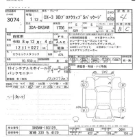 Mazda CX-3 лот № 3074 оценка 4  с аукциона в Японии 5