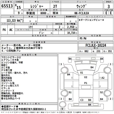 Hino RANGER  с аукциона в Японии