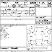 Toyota CROWN лот № 77022 оценка 3.5  с аукциона в Японии 2