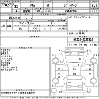 Toyota RAUM лот № 77027 оценка 3.5  с аукциона в Японии 2