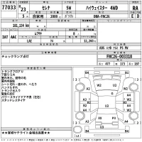 Nissan SERENA лот № 77033 оценка RA  с аукциона в Японии 2