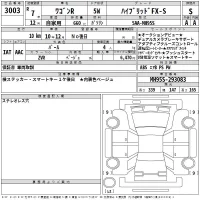 Suzuki WAGON R лот № 3003 оценка S  с аукциона в Японии 2