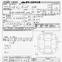 Volvo V40 лот № 30236 оценка 3.5  с аукциона в Японии 9