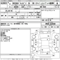 Nissan NV200 лот № 62003 оценка R  с аукциона в Японии 2