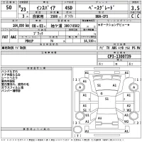 Honda INSPIRE лот № 50 оценка 3.5  с аукциона в Японии 2