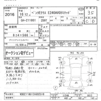 Mercedes-Benz E CLASS лот № 2016 оценка 3.5  с аукциона в Японии 5