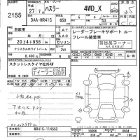 Suzuki HUSTLER лот № 2155 оценка 3.5  с аукциона в Японии 5