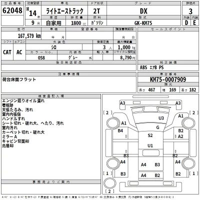 Toyota LITE ACE TRUCK  с аукциона в Японии