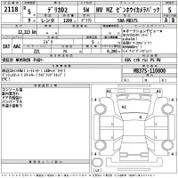 Mitsubishi DELICA D2 лот № 2118 оценка 5  с аукциона в Японии 2