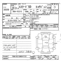 Suzuki ESCUDO лот № 3509 оценка 3  с аукциона в Японии 7