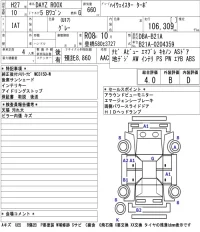 Nissan DAYZ ROOX лот № 3087 оценка 4  с аукциона в Японии 5