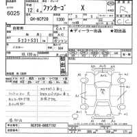 Toyota FUNCARGO лот № 6025 оценка R  с аукциона в Японии 11