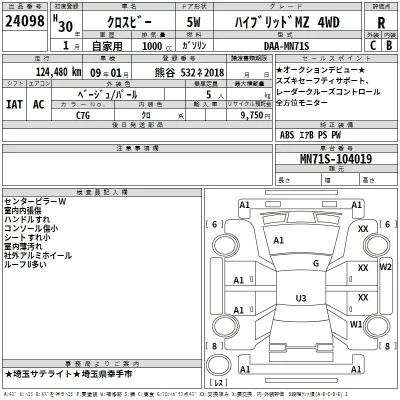Suzuki XBEE  с аукциона в Японии