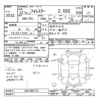 Subaru FORESTER лот № 3532 оценка 3  с аукциона в Японии 7