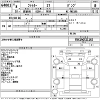 Mitsubishi FUSO FIGHTER лот № 64001 оценка R  с аукциона в Японии 2
