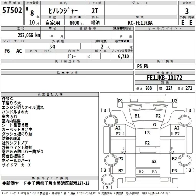 Hino RANGER  с аукциона в Японии