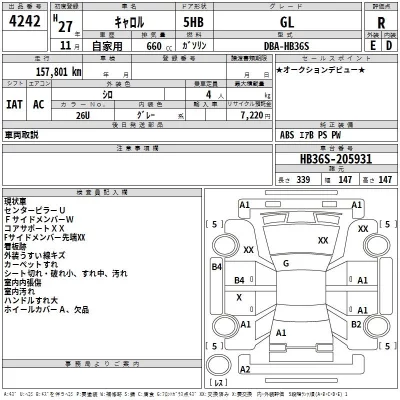 Mazda CAROL  с аукциона в Японии