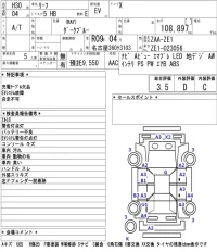 Nissan LEAF лот № 8019 оценка 3.5  с аукциона в Японии 5