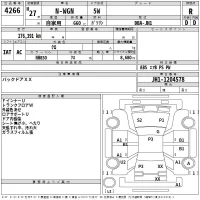 Honda N WGN лот № 4266 оценка R  с аукциона в Японии 2