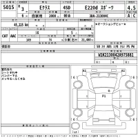 Mercedes-Benz E CLASS лот № 5015 оценка 4.5  с аукциона в Японии 2