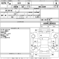 Subaru STELLA лот № 4276 оценка R  с аукциона в Японии 2
