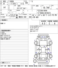 Nissan ROOX лот № 3092 оценка 4  с аукциона в Японии 5