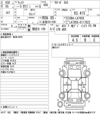 Daihatsu WAKE лот № 3093 оценка 4.5  с аукциона в Японии 5