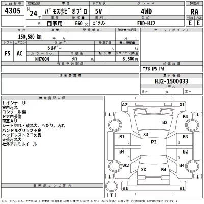 Honda VAMOS  с аукциона в Японии