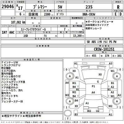 Mazda PREMACY  с аукциона в Японии