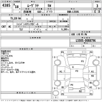 Daihatsu MOVE LATTE лот № 4385 оценка 3  с аукциона в Японии 2
